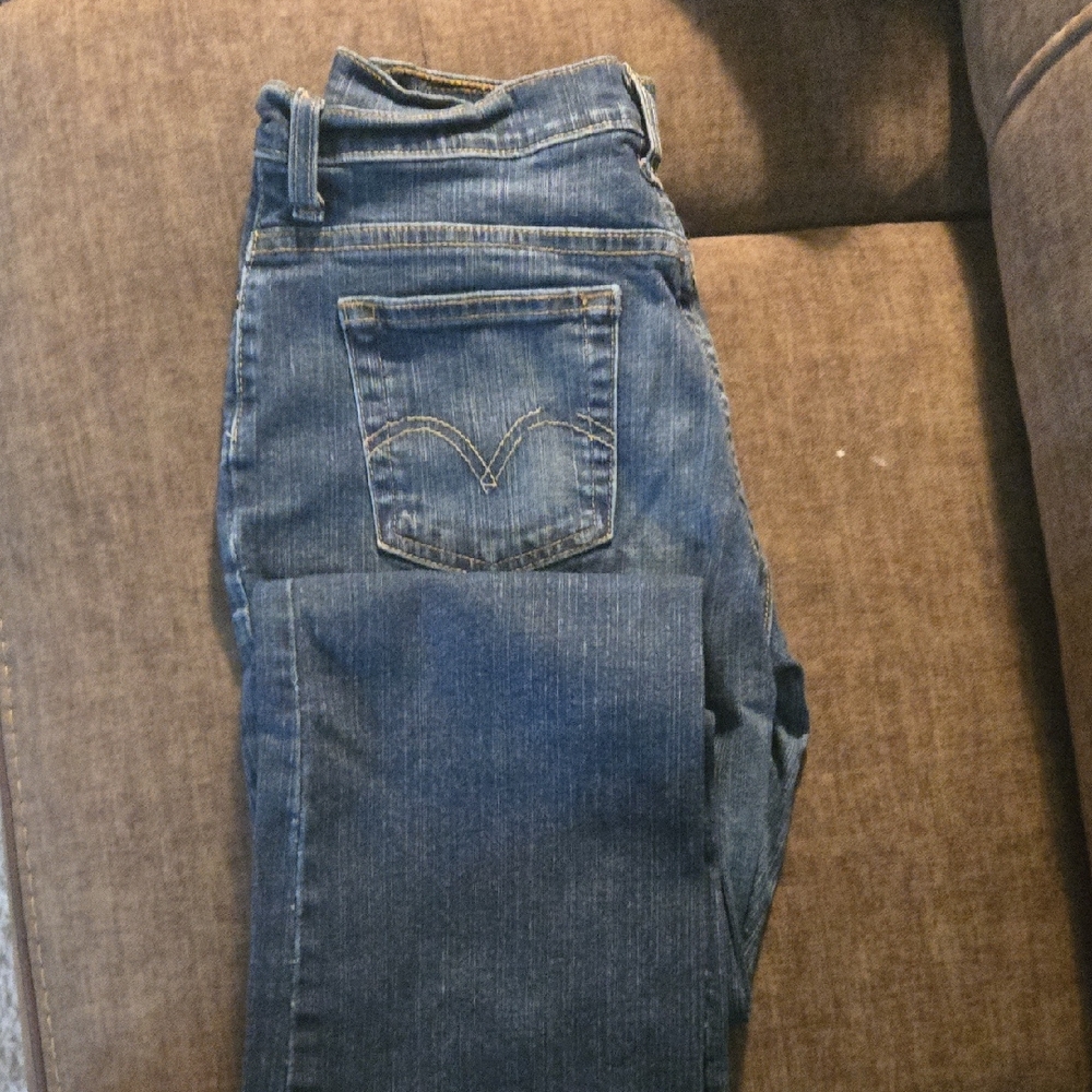 Levi's Dark Blue Straight Leg Jeans